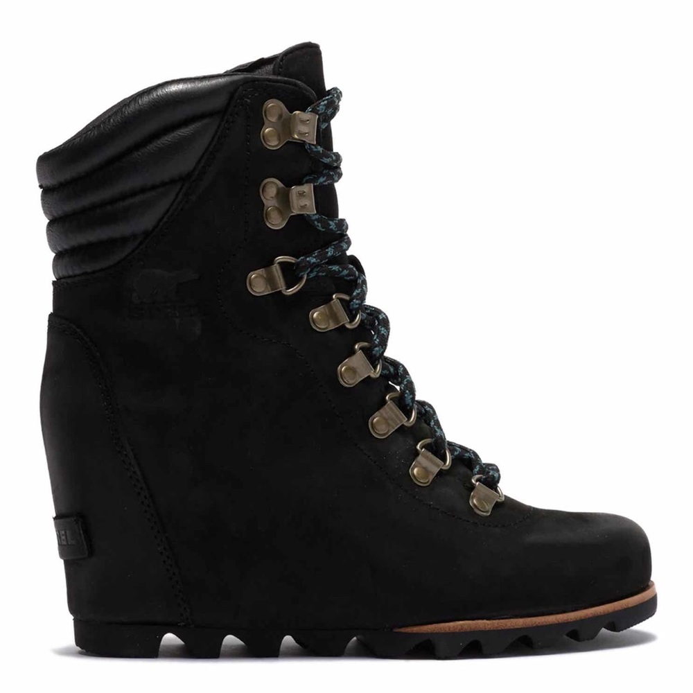 Sorel Conquest Waterproof Leather Wedge Boot